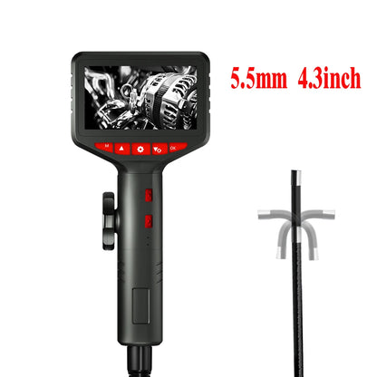 5.5mm Steerable Endoscope Camera with 4.3 Inch Screen