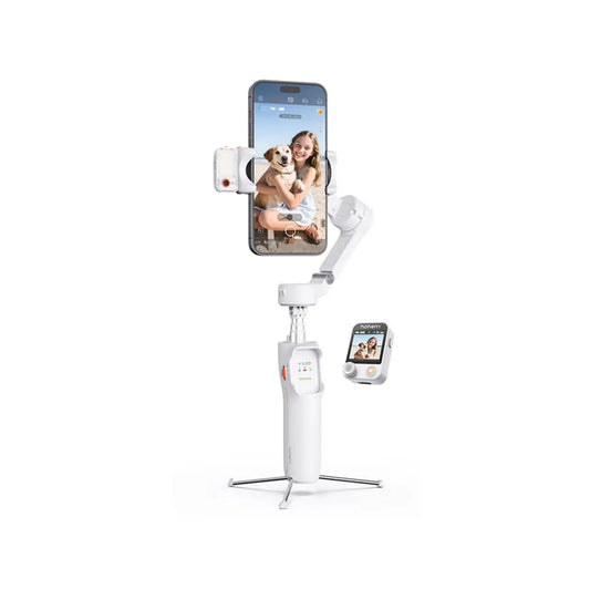 Portable 3-Axis Smartphone Gimbal with AI Face Tracking