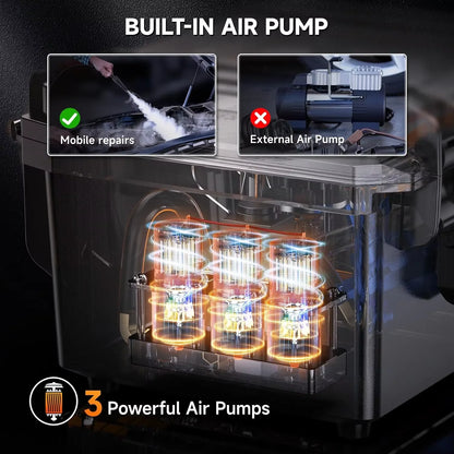 Dual Mode Smoke Leak Detector EVAP Turbo Tester Pump