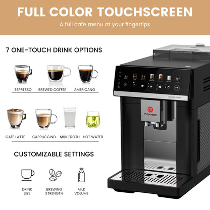 Home Espresso Maker Built-In Milk Tank 7 Varieties