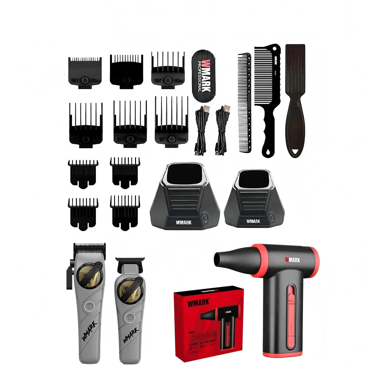 5-in-1 Professional Hair Trimmer Barber Grooming Kit