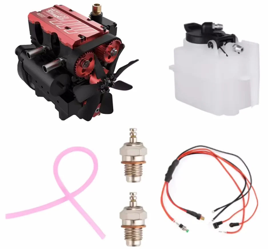 Compact 7cc Inline Nitro Engine Model Kit