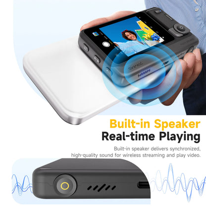 Wireless Selfie Monitor 4K/60fps with Remote for Smartphone Vlogging