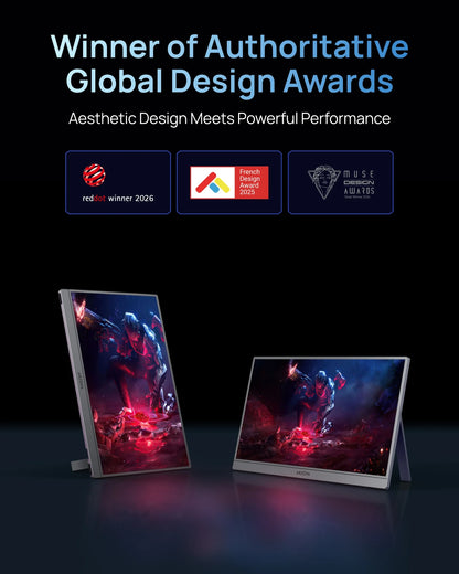 16.1 Inch FHD 144Hz Portable Monitor HDR Gaming Second Screen
