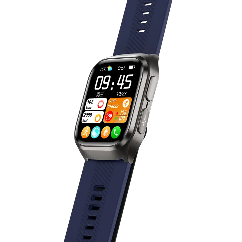 S17 Men Smart Watch Heart Rate Fitness Monitor Blue