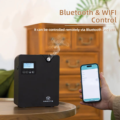 Smart Bluetooth WiFi Essential Oil Diffuser Air Scent Machine Black