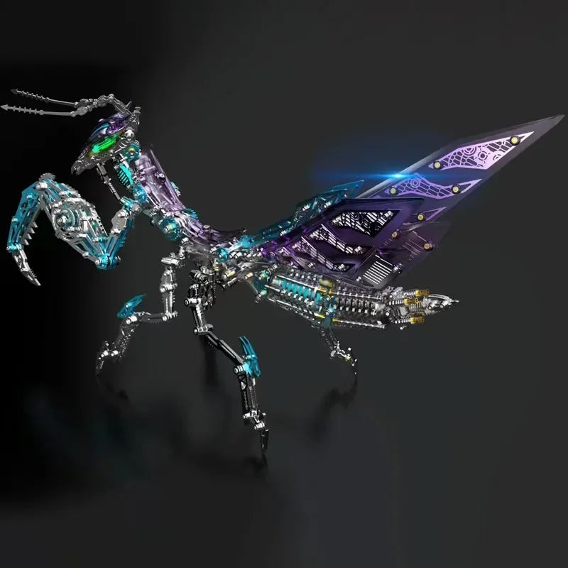 Stainless Steel 3D Mantis Model Puzzle DIY Kit