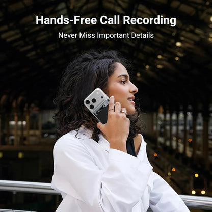 64GB AI Voice Recorder with Transcription and Summaries