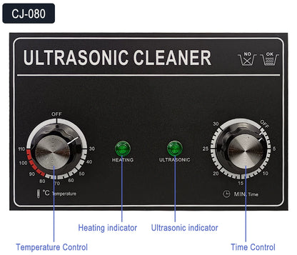 1.3L 60W Ultrasonic Cleaner Compact Jewellery Washer