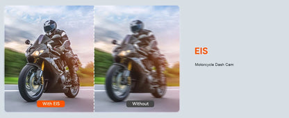 Waterproof Motorbike DVR Camera Dual Lens GPS Ready