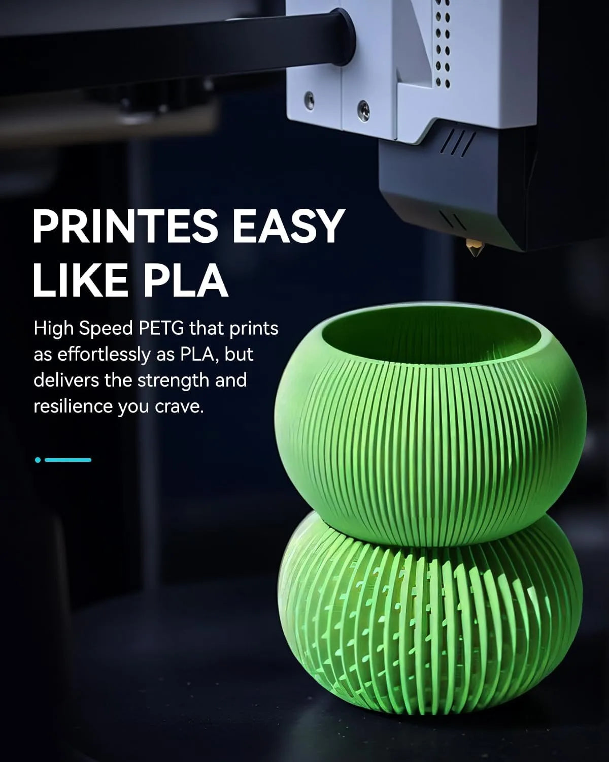 10KG Matte PETG 1.75mm Filament Ultra Fast 3D Printing