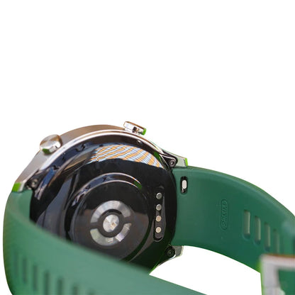 Smart Watch AMOLED Display GPS 100 Hour Battery Green