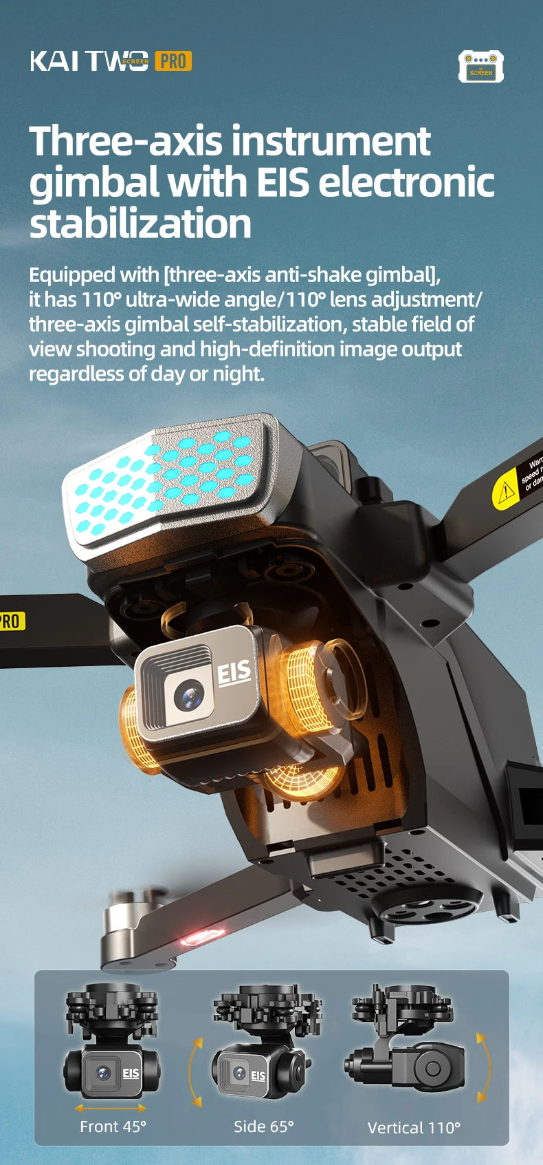4K GPS Drone with Long Flight Time and Stable Camera