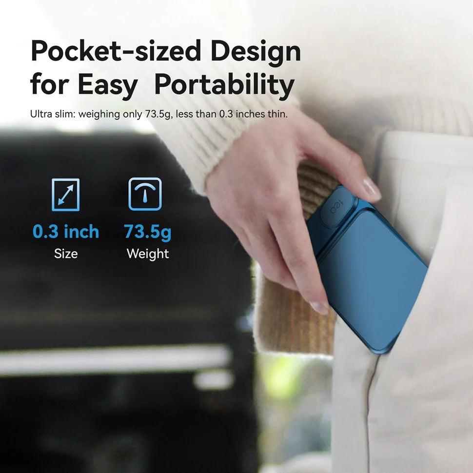 Wireless USB Audio Amplifier with 1160mAh Battery Blue