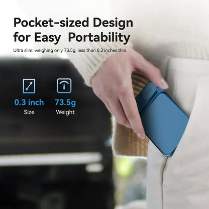 Wireless USB Audio Amplifier with 1160mAh Battery Blue