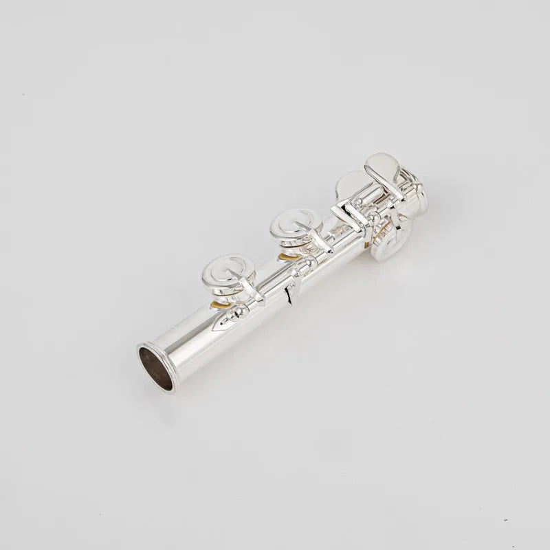 Silver Plated Open Hole C Flute with Case
