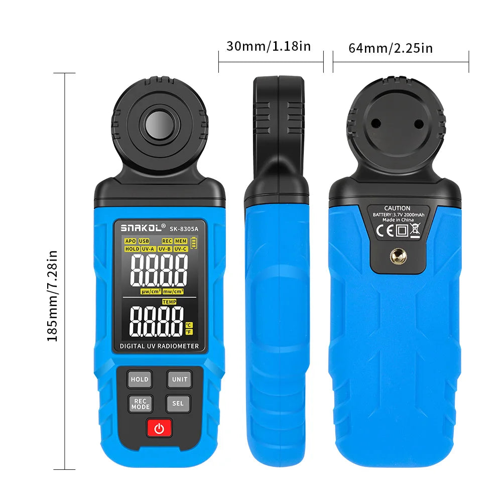 UV Radiometer 315-420nm Digital Ultraviolet Light Meter