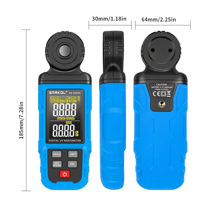 UV Radiometer 315-420nm Digital Ultraviolet Light Meter