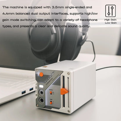 Hi Res Bluetooth Headphone Amplifier with Dual CS43131 Chips