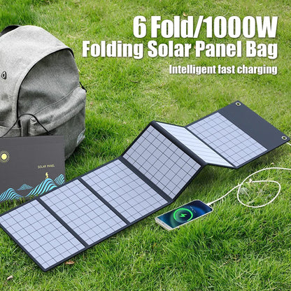 Foldable Solar Panel for Outdoor Power and Charging