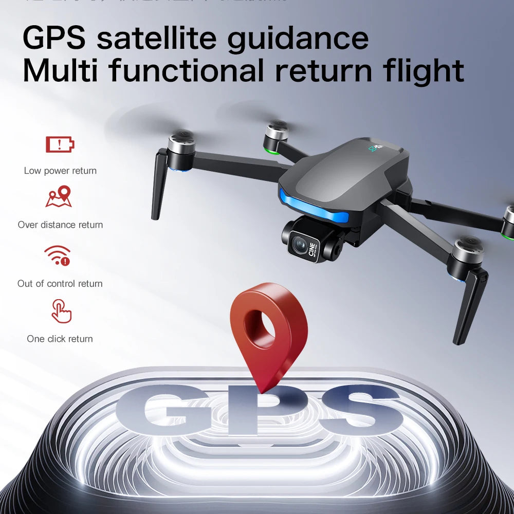 3-Axis Anti-Shake Drone with 4K HD Camera