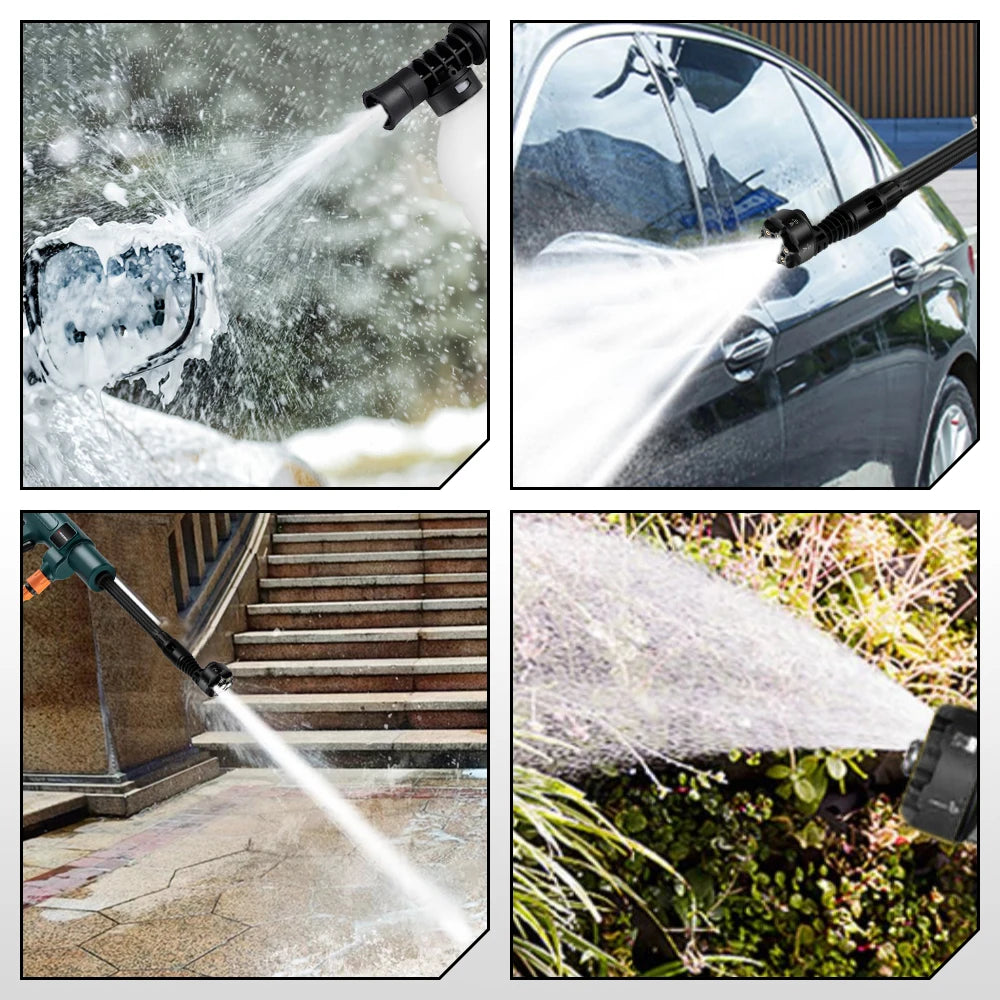 Portable 200Bar Car Washer with Multi-Mode Spray for Garden