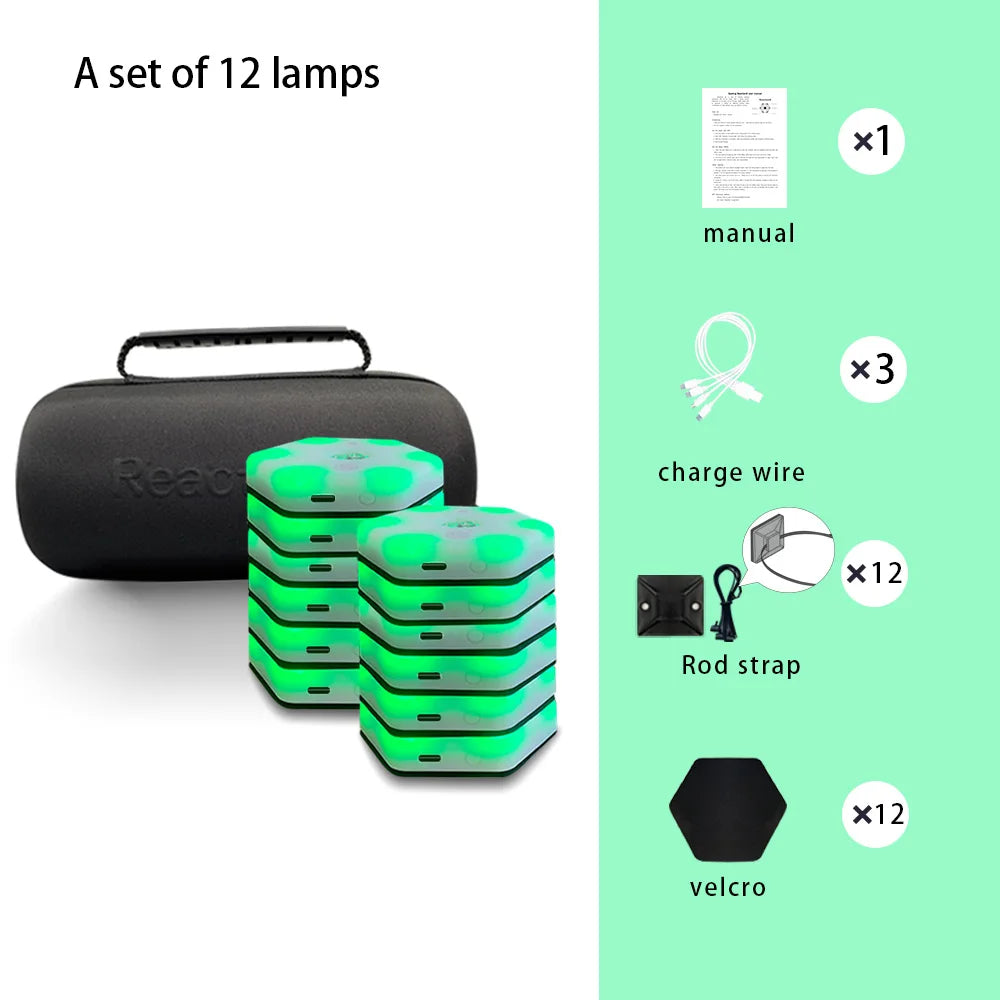 12 Pack Smart Training Reaction Lights for Speed Agility