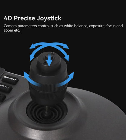 PTZ Camera Joystick Controller 3" LCD POE