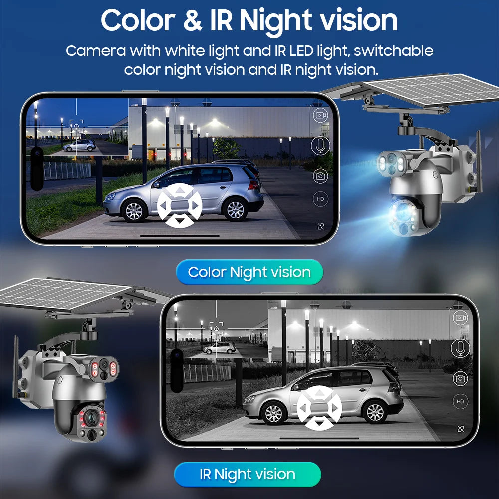 Wireless 10MP WiFi Camera with Built-In 64GB Memory