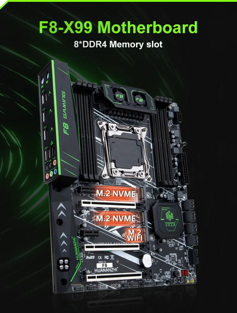 X99 F8 Motherboard LGA2011-3 DDR4 2133MHz