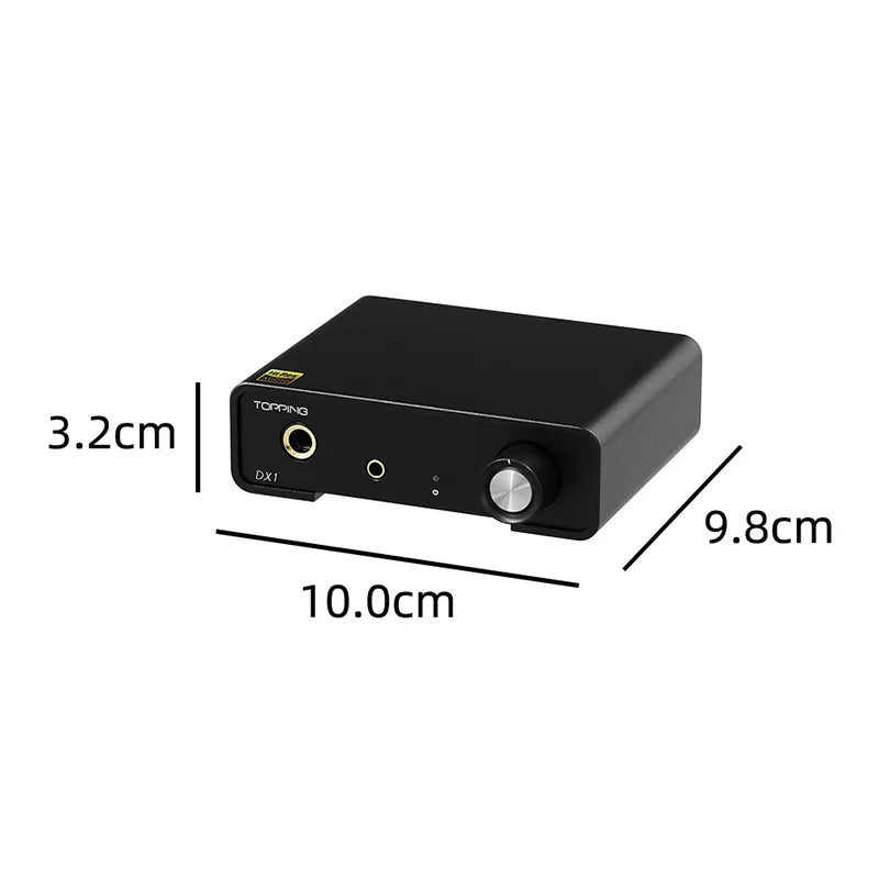 Silver Portable DAC Amp with AK4493S XU208 Chip