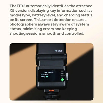 TTL Wireless Camera Flash with Magnetic Mount X5 Trigger