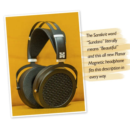 Planar Magnetic Over-Ear Headphones High Fidelity Metal Design