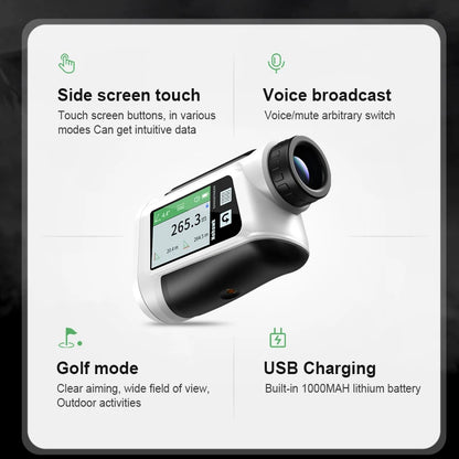 Long Range Golf Laser Rangefinder 1500m Smart Distance Tool