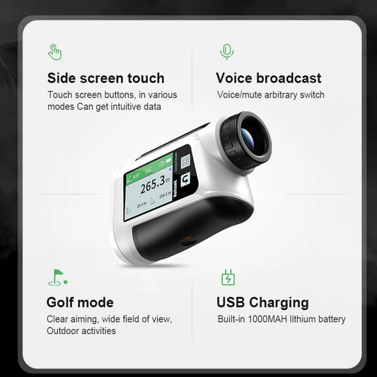 Long Range Golf Laser Rangefinder 1500m Smart Distance Tool