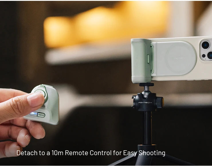 Wireless Phone Camera Grip with Fill Light & Remote