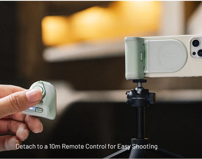 Wireless Phone Camera Grip with Fill Light & Remote