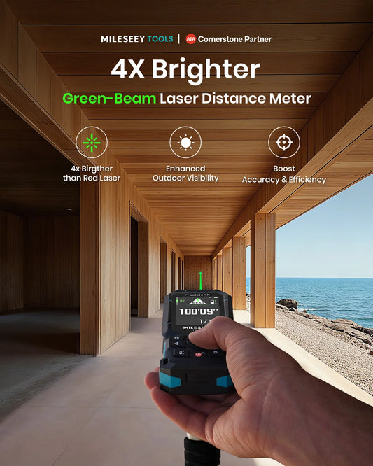 Portable 120m Laser Rangefinder with Side Alignment