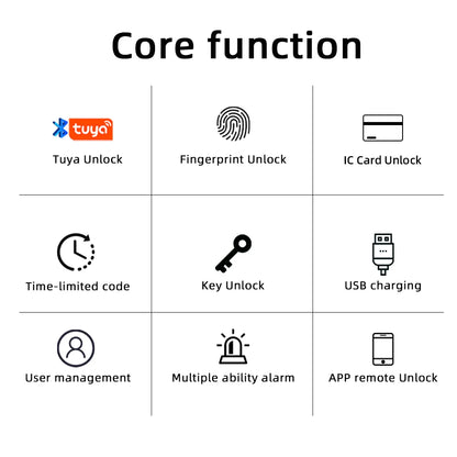 Smart Fingerprint Door Lock with Keypad and App Control