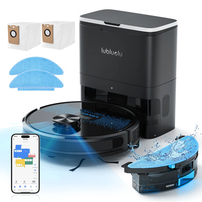 Smart Robot Vacuum Mop Combo 4500Pa with Auto Empty Bin