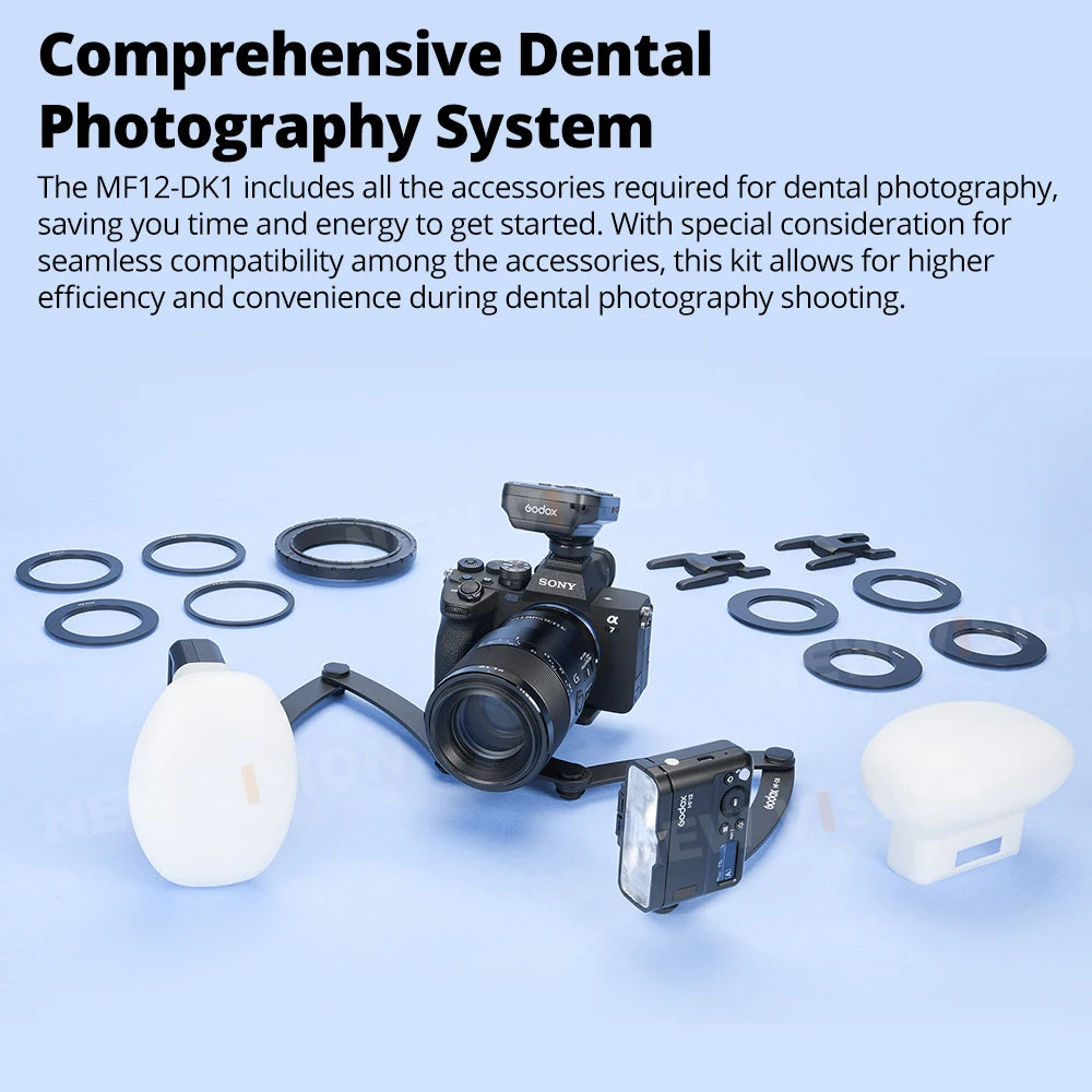 MF12 Dental Flash System with Wireless TTL Control