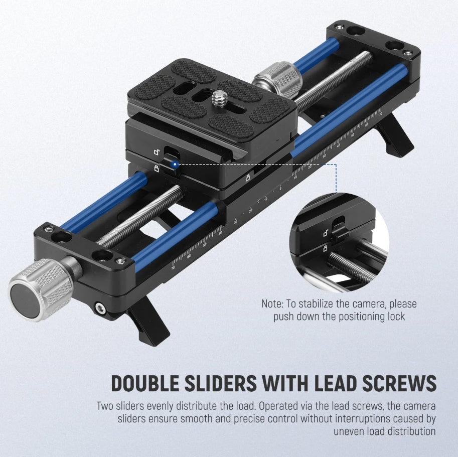140mm Macro Camera Slider Rail Arca Quick Release