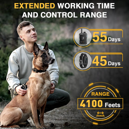 Waterproof Dog Training Collar with Remote 1250m