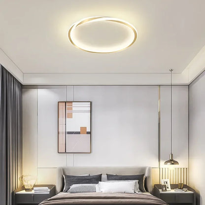 50cm Gold LED Ceiling Light with Stepless Dimming