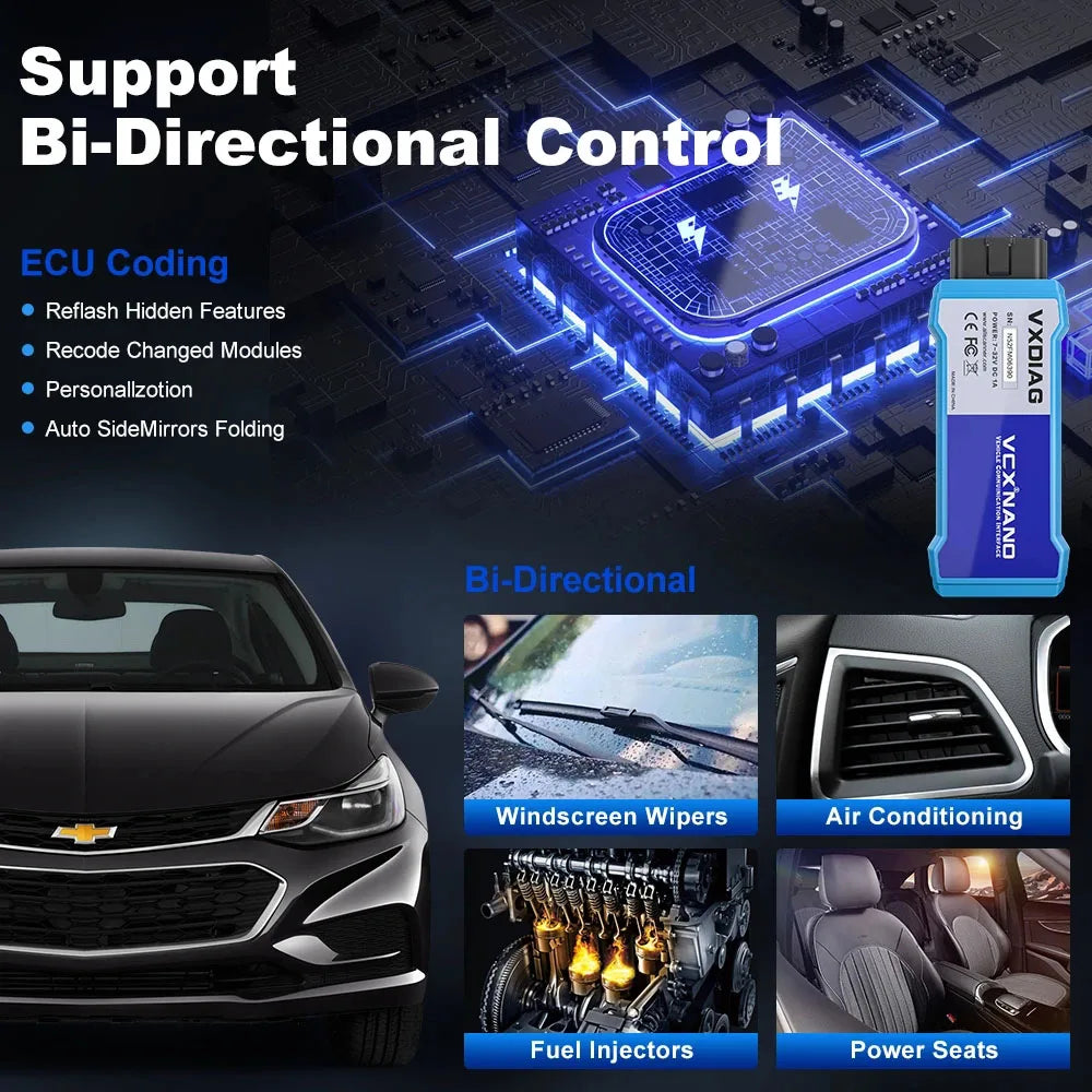 Portable NX600PRO WiFi Car ECU Coding Tool