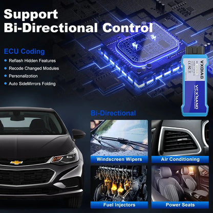 Portable NX600PRO WiFi Car ECU Coding Tool