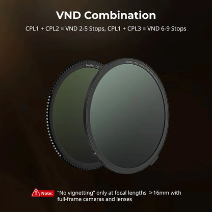 Camera Filter Kit CPL VND Diffusion 67–82mm
