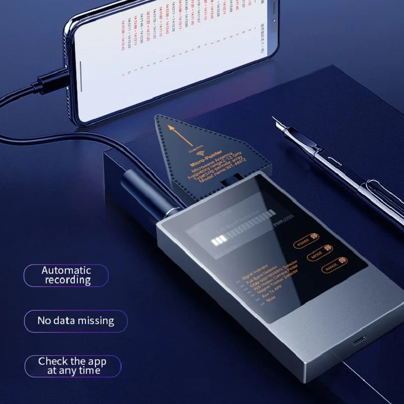 Portable Bug and Tracker Finder for GSM GPS and Cameras