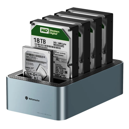5-Bay External HDD Enclosure Dock with High-Speed Backup