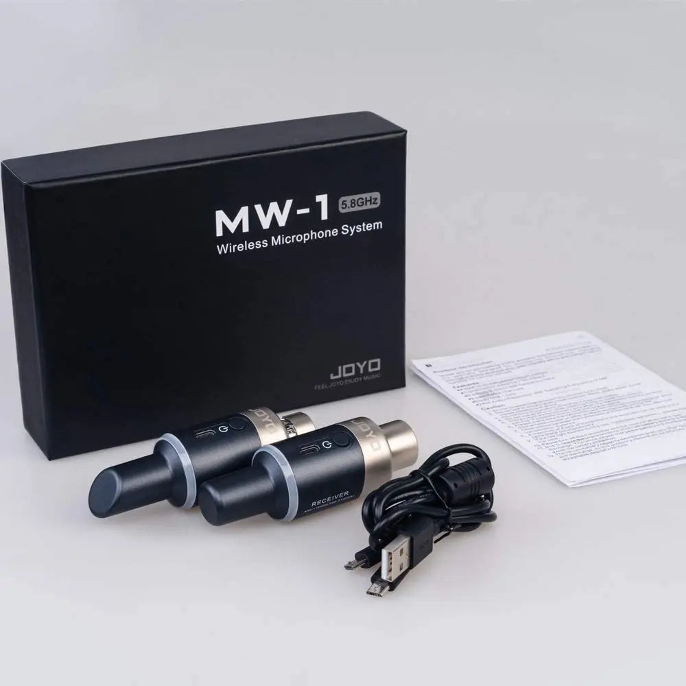 Wireless Mic System with 4 Switchable Channels and Receiver
